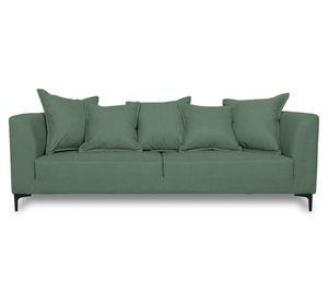 Sofá 3 cuerpos Cordelia chenille verde