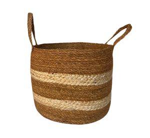 Cesto Vishnu beige 35x28 cm