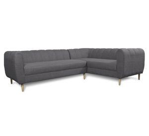 Seccional 3 cuerpos Lynette chenille gris