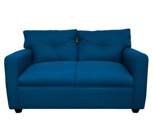Sofá 2 cuerpos Mateo chenille PP azul