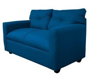 Sofá 2 cuerpos Mateo chenille PP azul