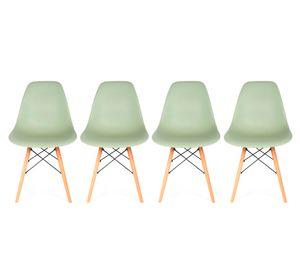 Silla comedor Eames DSW menta 4 unidades