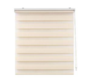 Cortina roller dúo sin cenefa 120x250 cm beige
