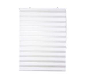 Cortina roller dúo sin cenefa 200x250 cm blanco