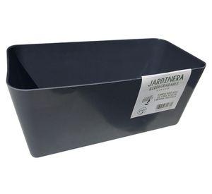 Jardinera biodegradable grafito 16x34x15 cm