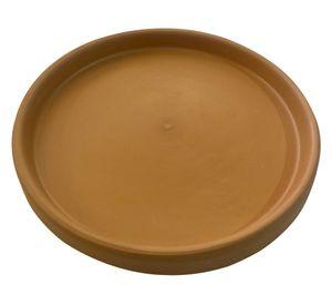 Plato base redondo terracota 13x1.5 cm