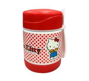 Contenedor metálico Hello Kitty rojo