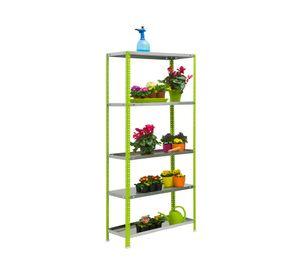 Estante Comfort 5-300V verde/galvanizado 5 niveles