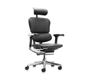 Silla de escritorio Ergohuman Elite 2 cuero negro