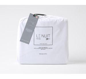 Sábanas Algodón Pima peruano Percale blanco King 300 Hilos