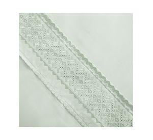 Juego sábanas 1.5 plazas microfibra verde
