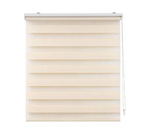 Cortina roller dúo sin cenefa 160x165 cm beige