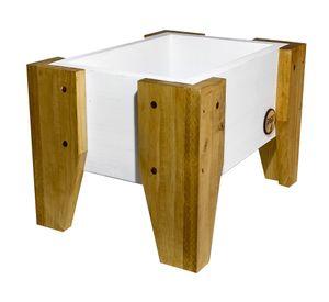 Jardinera Huerto blanco 40x26x32 cm