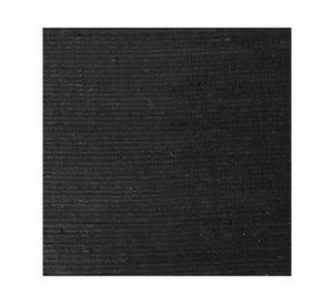 Bajada de cama Handmade yute negro 60x90 cm
