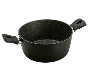 Cacerola 2 asas 20 cm antiadherente GH-1307B negro