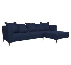 Seccional 3 cuerpos Cordelia chenille azul