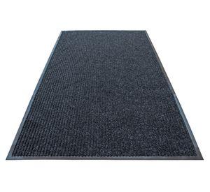 Limpiapiés ranurado polipropileno negro 120x80 cm