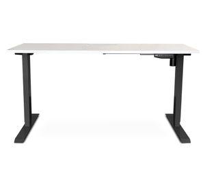 Escritorio Cosmo blanco/negro 121x160x70 cm