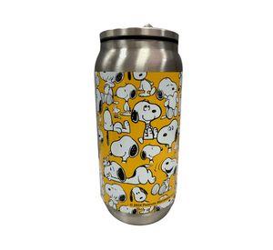 Botella metálica Snoopy inox/amarillo