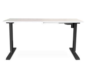 Escritorio Cosmo blanco/negro 121x160x70 cm
