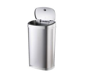 Basurero automático DZT-50-22R plata 50 lt