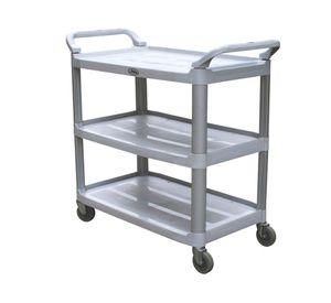 Carro organizador multiusos 3 niveles gris