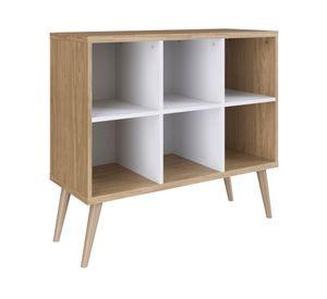 Organizador Retro blanco/café Kidscool