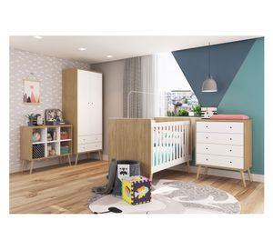 Organizador Retro blanco/café Kidscool
