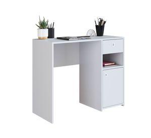 Escritorio 1 cajón 1 puerta Montreal blanco Be Design