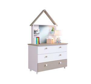Cómoda 3 cajones Childrens house blanco Be Design