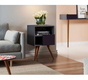 Mesa lateral retro 1008 gris Be Design