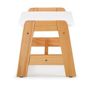 Piso infantil 4 patas madera blanco