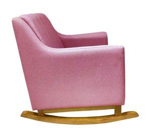 Poltrona mecedora rosado