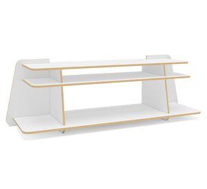 Rack TV 40" Garden blanco