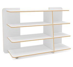Estante 4 niveles Pietra blanco