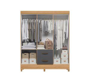 Clóset 6 puertas + Cóset 4 puertas Mobi gris