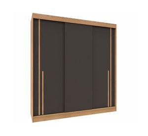 Clóset 3 puertas café Lyon 197.2x54.3x183.3 cm