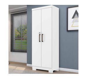 Estante multiuso Zanzini blanco 5 niveles 2 puertas