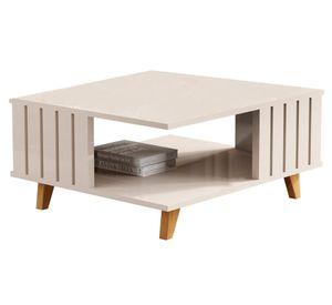 Mesa de centro rectangular Acaí perla