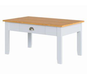 Mesa de centro Ludlow blanco/miel