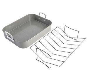 Bandeja asadera Greystone 31x40 cm 2 piezas