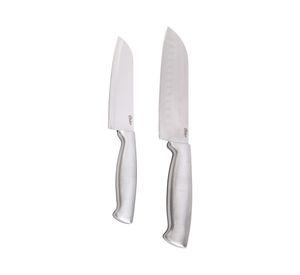 Set 2 cuchillos santoku Edgefield acero 13/16 cm
