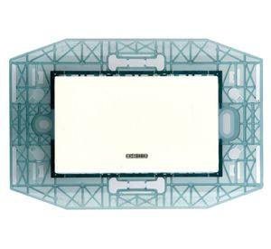 Placa semiarmada interruptor interruptor 9/12 Kalop