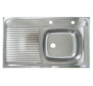 Lavaplatos sobreponer 100x50 cm derecha inox Splendid