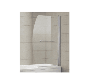 Batiente 140x85 cm 5 mm transparente con manilla Vessanti