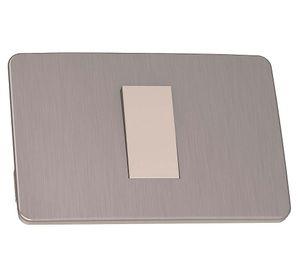 Interruptor placa armada simple 10A Orión beige Schneider
