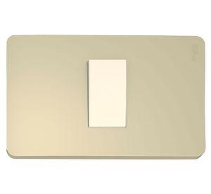 Interruptor placa armada simple 10A Orión marfil Schneider