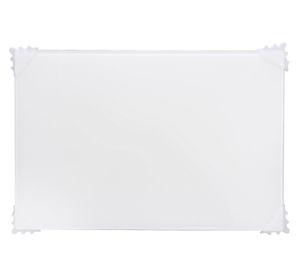 Pizarra vidrio 30x45 cm Deluxe blanco