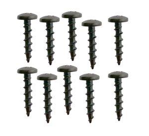 Tornillo madera Cabeza lenteja rosca gruesa 8x20 mm 10 unidades