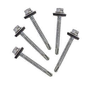 Tornillo autoperforante Hexagonal con golilla 8x11/4" 5 unidades